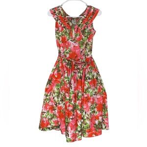 Unique Vintage Floral Dress